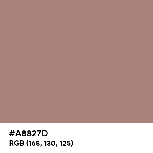 Burnished Brown (Hex code: A8827D) Thumbnail