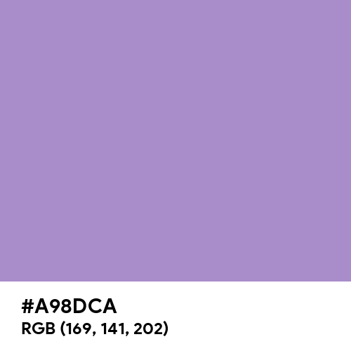 African Violet (Hex code: A98DCA) Thumbnail