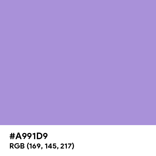Light Pastel Purple (Hex code: A991D9) Thumbnail