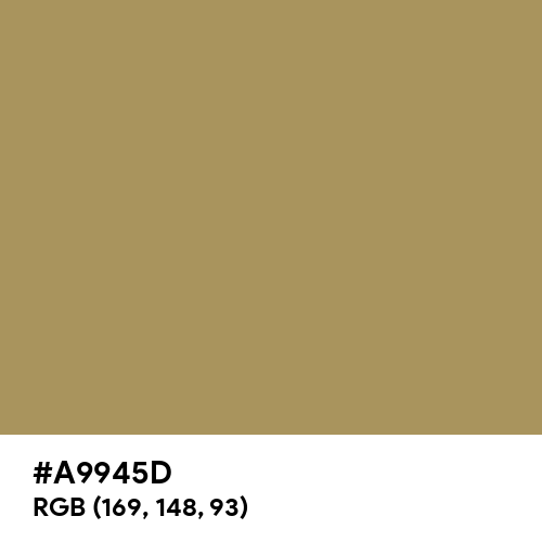 Ash Mustard (Hex code: A9945D) Thumbnail