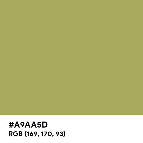 Green Gold (Hex code: A9AA5D) Thumbnail