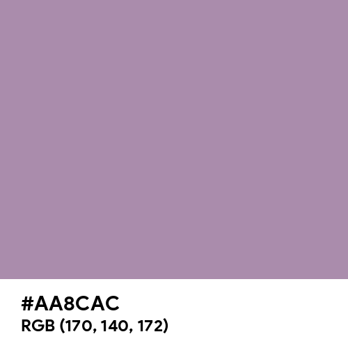 Glossy Grape (Hex code: AA8CAC) Thumbnail