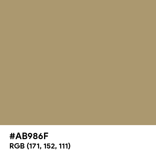 Light Taupe (Hex code: AB986F) Thumbnail