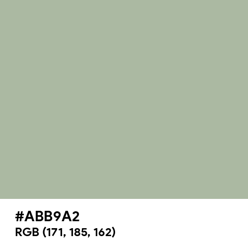 Neutral Green (Hex code: ABB9A2) Thumbnail