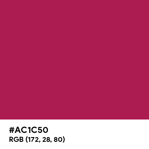 Amaranth Purple (Hex code: AC1C50) Thumbnail