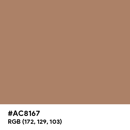 Light Taupe (Hex code: AC8167) Thumbnail