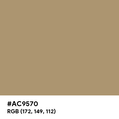 Light Taupe (Hex code: AC9570) Thumbnail