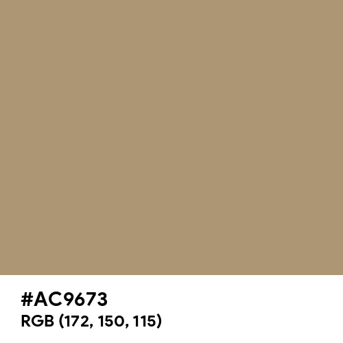 Light Taupe (Hex code: AC9673) Thumbnail