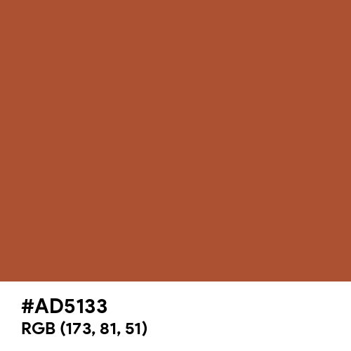 Brown (Crayola) (Hex code: AD5133) Thumbnail