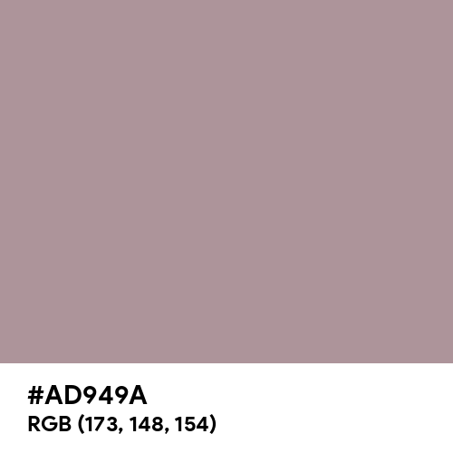 Heliotrope Gray (Hex code: AD949A) Thumbnail