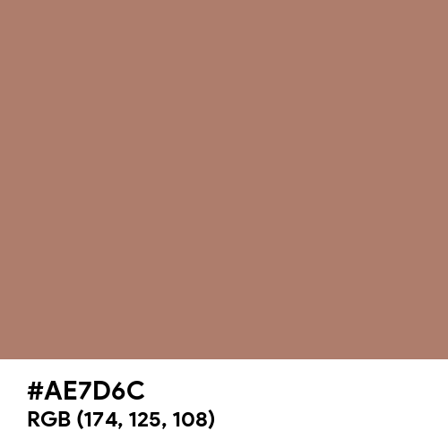 Copper Penny (Hex code: AE7D6C) Thumbnail