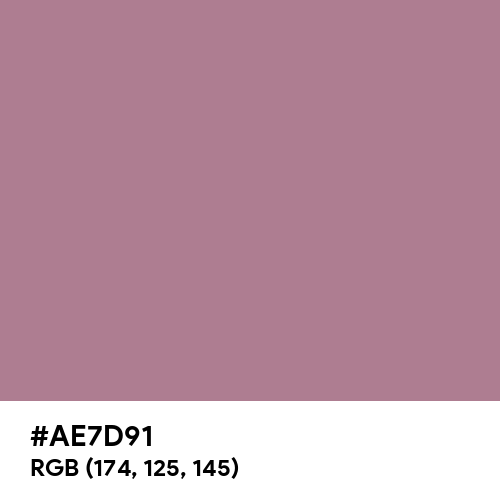 English Lavender (Hex code: AE7D91) Thumbnail