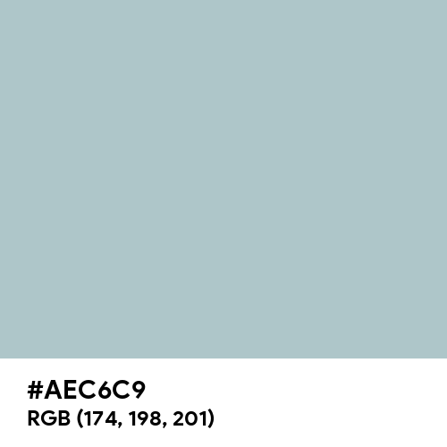 Pastel Blue (Hex code: AEC6C9) Thumbnail