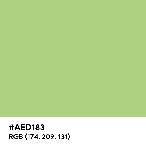 Yellow-Green (Crayola) (Hex code: AED183) Thumbnail