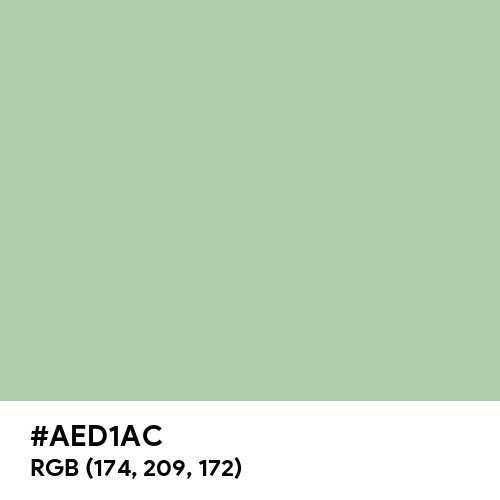 Light Moss Green (Hex code: AED1AC) Thumbnail