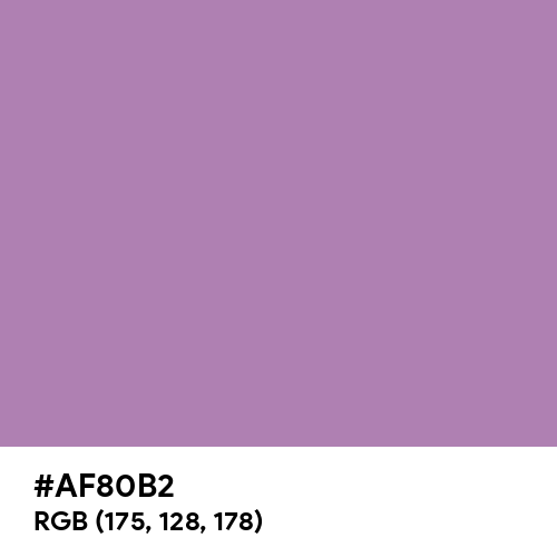 African Violet (Hex code: AF80B2) Thumbnail