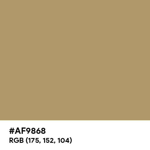 Light Taupe (Hex code: AF9868) Thumbnail
