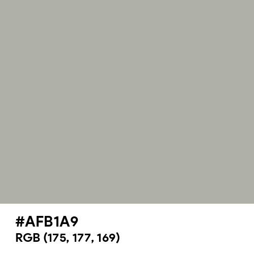 Agate Grey (RAL) (Hex code: AFB1A9) Thumbnail