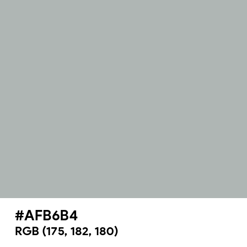 Philippine Silver (Hex code: AFB6B4) Thumbnail