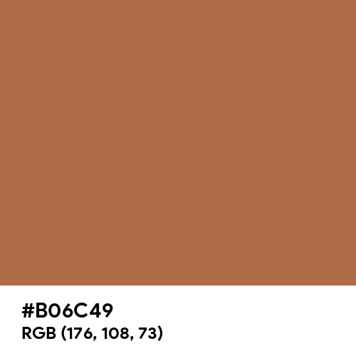 Brown Skin (Hex code: B06C49) Thumbnail
