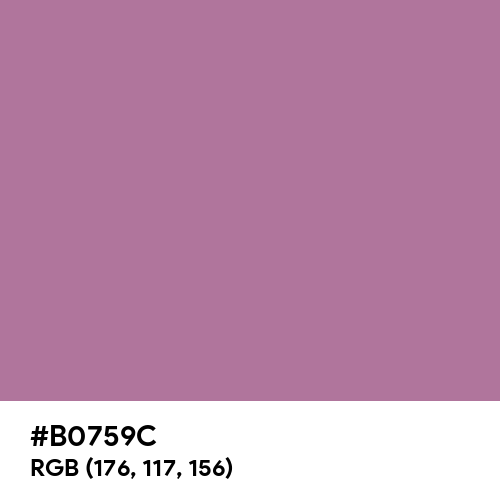 Pearly Purple (Hex code: B0759C) Thumbnail