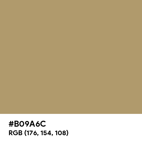 Light Taupe (Hex code: B09A6C) Thumbnail