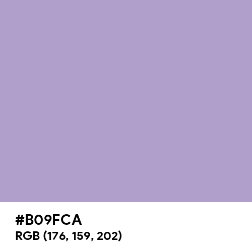 Purple Rose (Hex code: B09FCA) Thumbnail