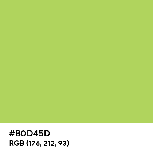 Neon Green (RAL Design) (Hex code: B0D45D) Thumbnail