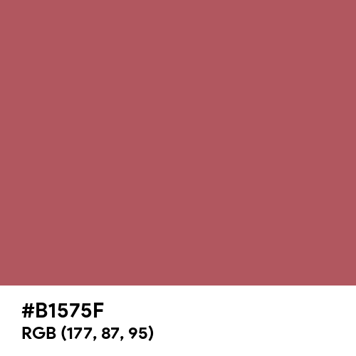 Alsike Clover Red (Hex code: B1575F) Thumbnail