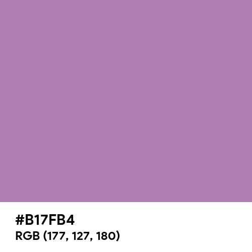 African Violet (Hex code: B17FB4) Thumbnail