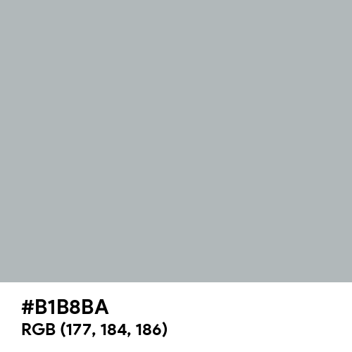 Classic Silver (Hex code: B1B8BA) Thumbnail