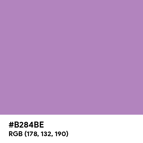 African Violet (Hex code: B284BE) Thumbnail