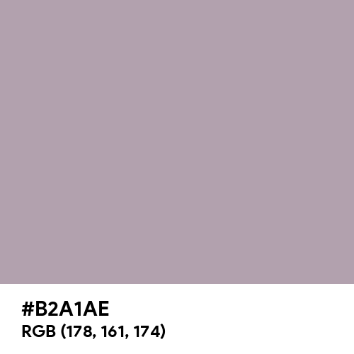 Pastel Purple (Hex code: B2A1AE) Thumbnail