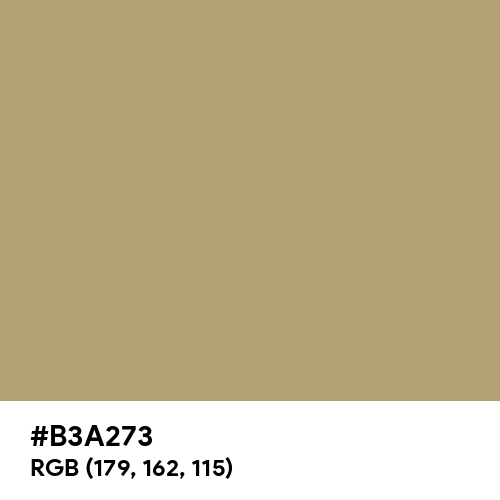 Pale Taupe (Hex code: B3A273) Thumbnail