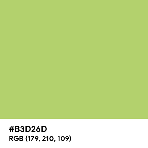 Fashion Green (RAL Design) (Hex code: B3D26D) Thumbnail