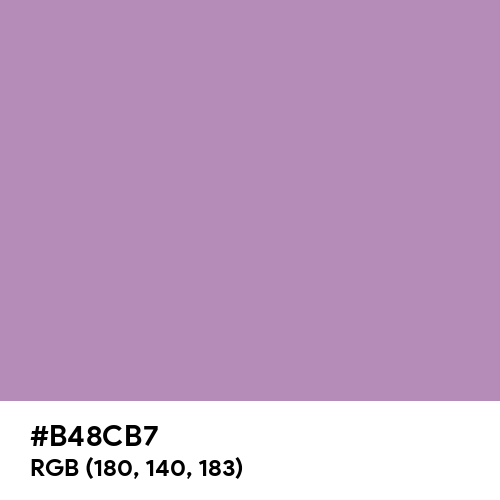 African Violet (Hex code: B48CB7) Thumbnail