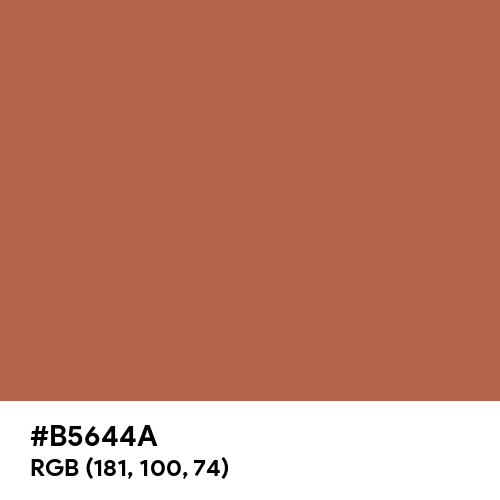 Brown Sugar (Hex code: B5644A) Thumbnail