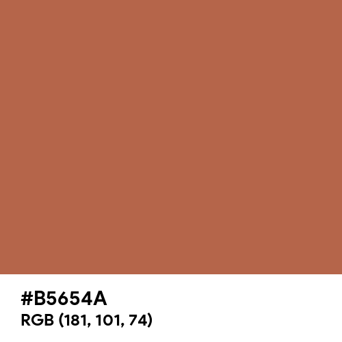 Brown Sugar (Hex code: B5654A) Thumbnail