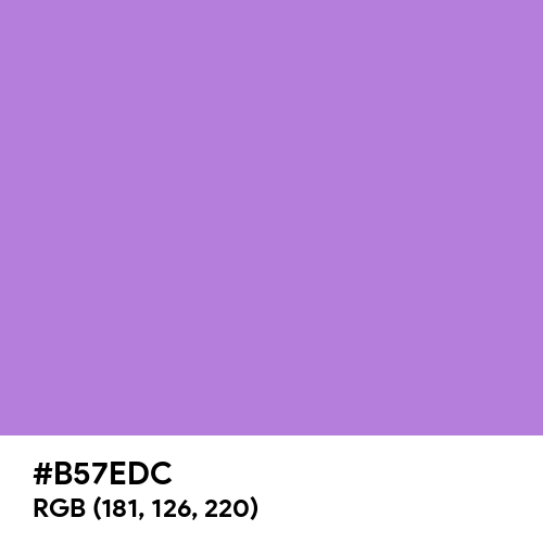 Floral Lavender (Hex code: B57EDC) Thumbnail
