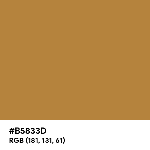 Golden Oak (Hex code: B5833D) Thumbnail