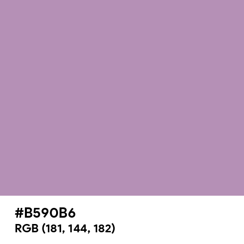 Glossy Grape (Hex code: B590B6) Thumbnail