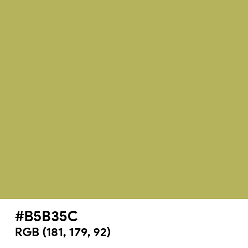 Olive Green (Crayola) (Hex code: B5B35C) Thumbnail