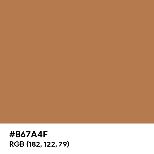 Leather (Hex code: B67A4F) Thumbnail