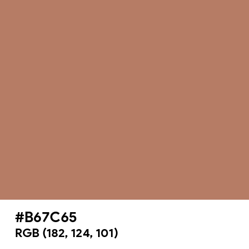 Copper Penny (Hex code: B67C65) Thumbnail