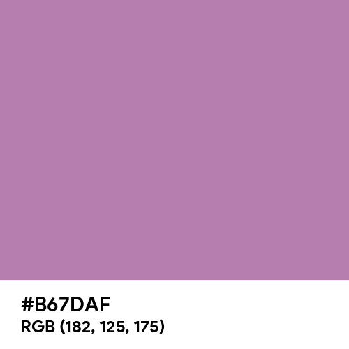 Cheddar Pink Mauve (Hex code: B67DAF) Thumbnail