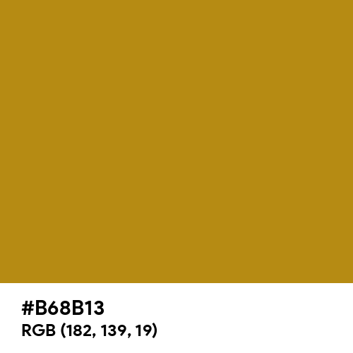 Loden Yellow (Hex code: B68B13) Thumbnail