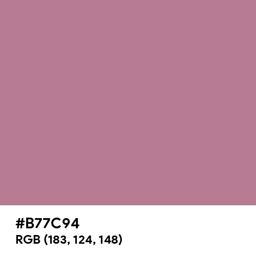 English Lavender (Hex code: B77C94) Thumbnail