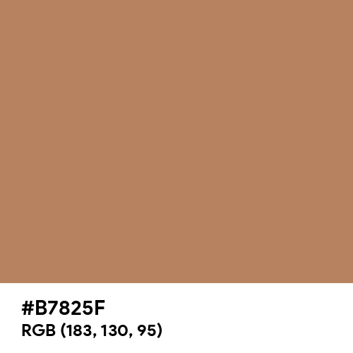 Soft Brown (Hex code: B7825F) Thumbnail