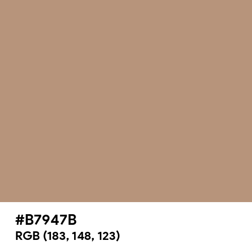Pale Taupe (Hex code: B7947B) Thumbnail