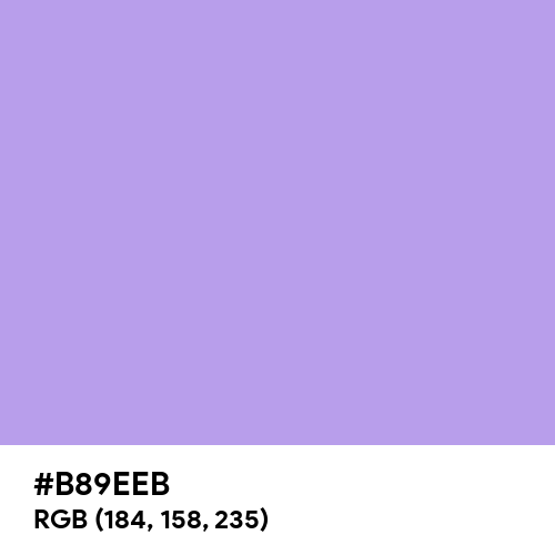 Bright Lavender (Hex code: B89EEB) Thumbnail